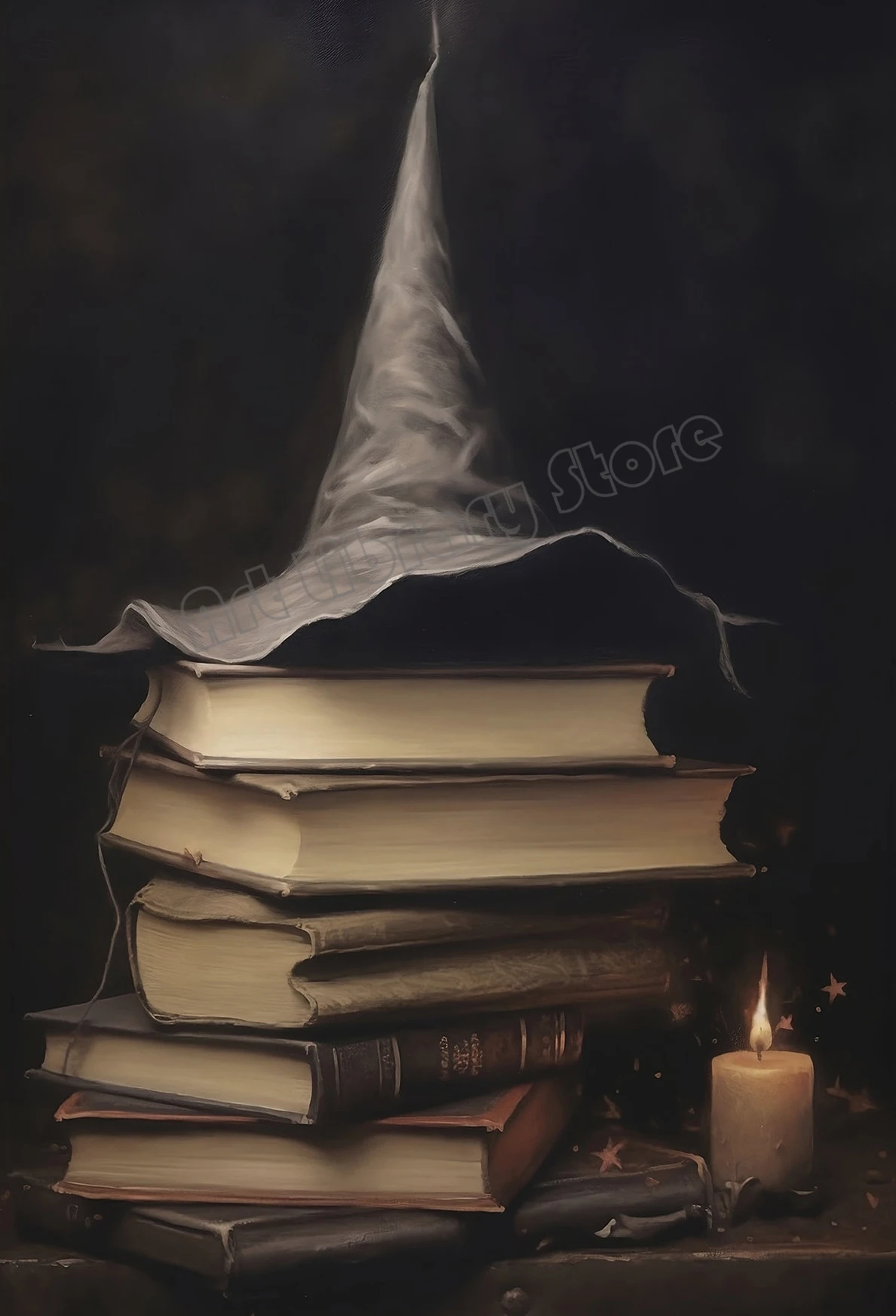 

Печать на холсте "Темная Академия"