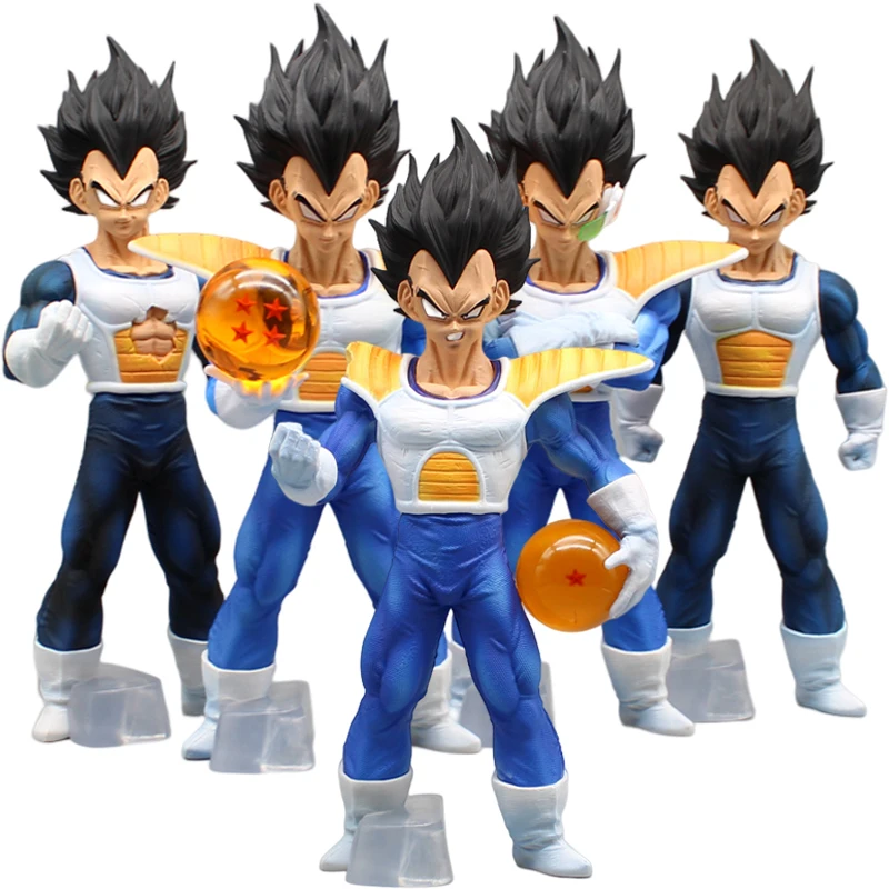 

Anime Vegeta Dragon Ball Z Figure GK 4 Forms Vegeta Action Figure 28cm PVC Statue Collection Model for Children Toys Doll Gifts