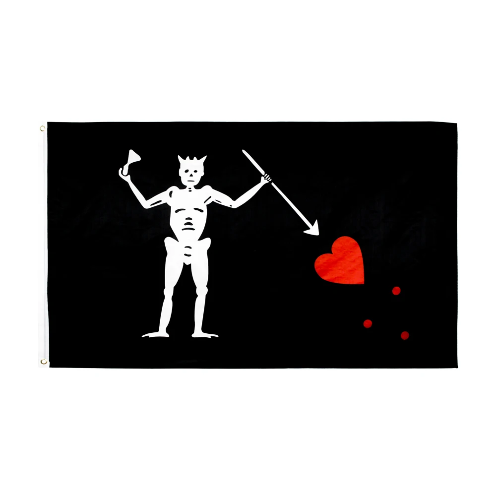 

90x150cm Black Beard Blackbeard Edward Teach Plrate Flag ft flag banner