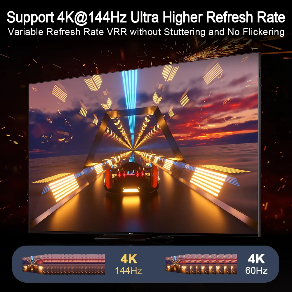 Фото HDMI-коммутатор 8K60 с экстракцией звука EARC и автоматическим переключением для домашнего кинотеатра №4