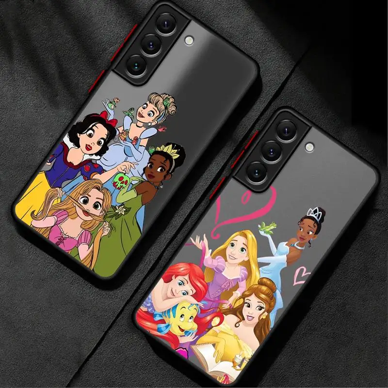 Чехол для телефона Samsung Galaxy S22 S24 ultra fe S10 20 S21 S23plus 10 Los ina матовый чехол Disney Beautiful