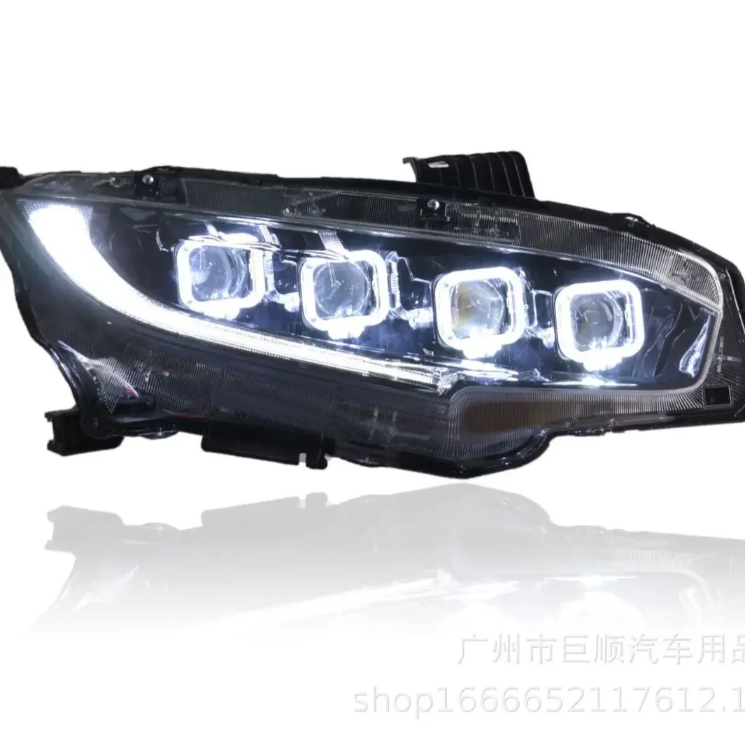 Подходит для Honda 10-го поколения Civic 16-21 модифицированная светодиодная линза