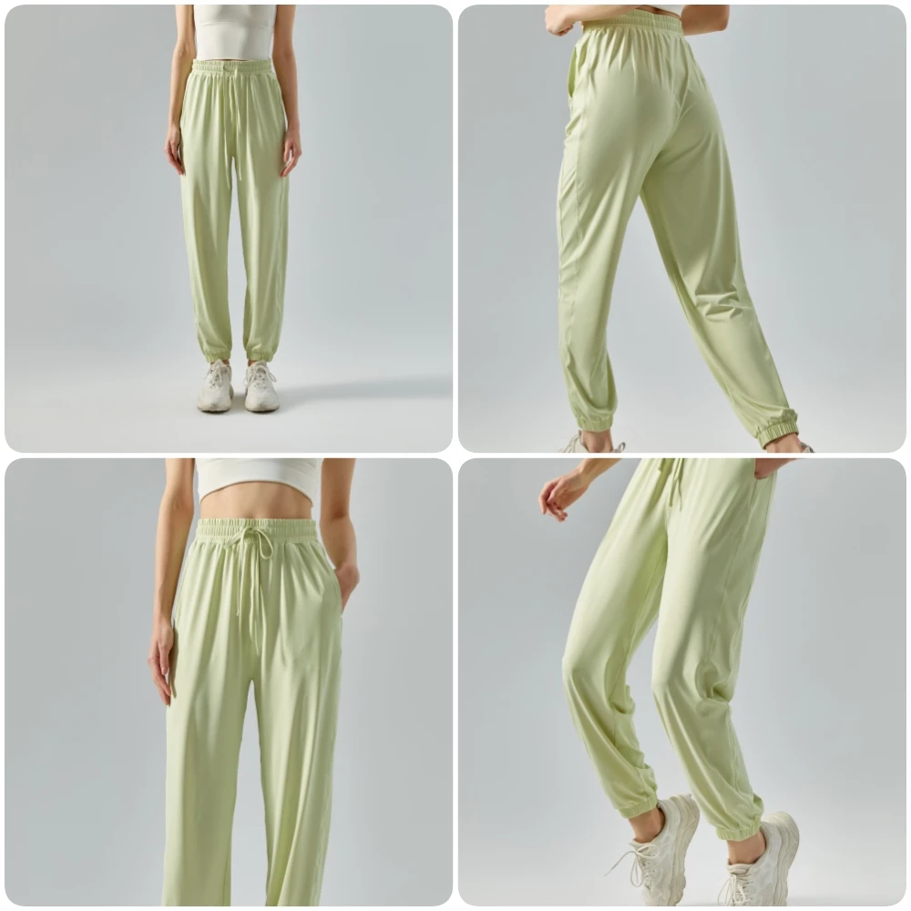 Леггинсы облегающие свободные с широкими штанинами и высокой талией