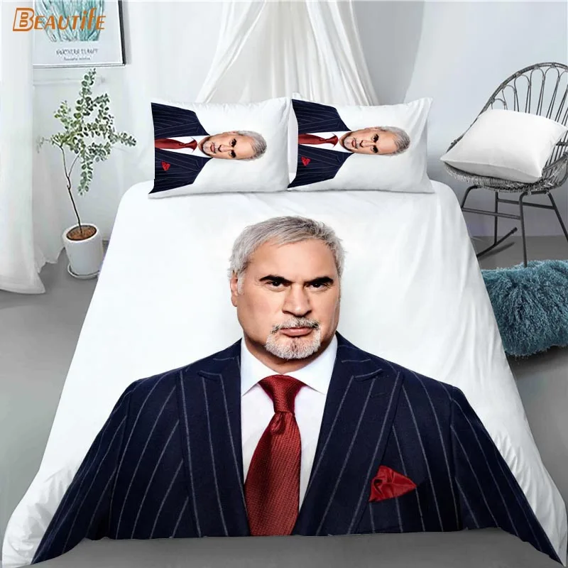 

Custom Valeriy Meladze 3 Pcs Duvet Cover Set Fashion Bedding Sets Comforter Duvet Cover Pillowcase Home Textiles 1202