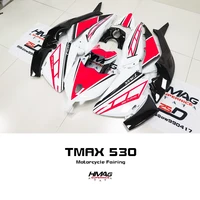 for yamaha tmax t max 530 12 21 new premium fairing racing injection molding motorcycle fairing shell red blue