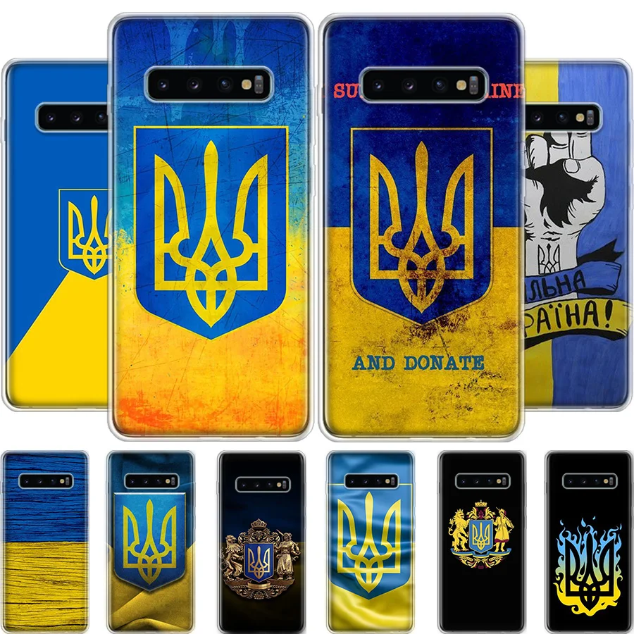 

Ukraine Flag Phone Case For Samsung S23 S22 Ultra S21 Plus Galaxy S20 FE S10 Lite 2020 S9 S8 S7 S6 EDGE TPU Mobile bag For Samsu