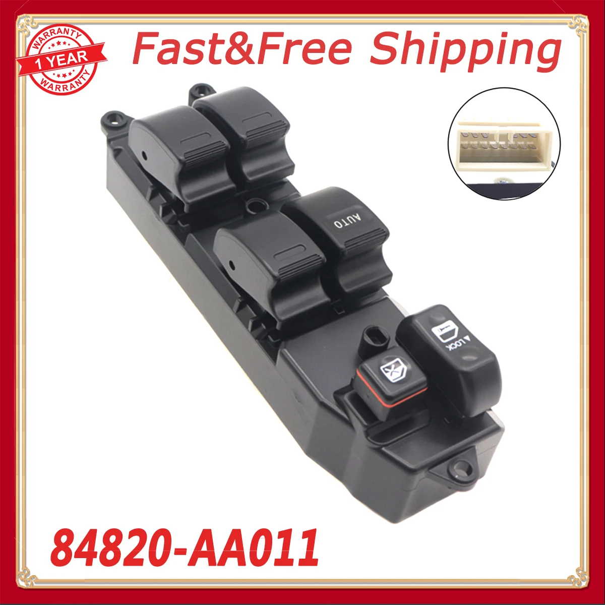 84820-AA011 84820-60090 Автомобильный переключатель стеклоподъемника для Toyota Echo Yaris T.U.V 4Runner