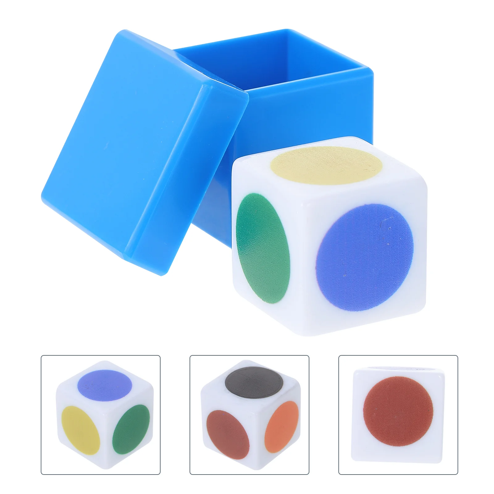 

3Pcs Performing Dices Props Strange Dices Props Novel Dices Props with Box