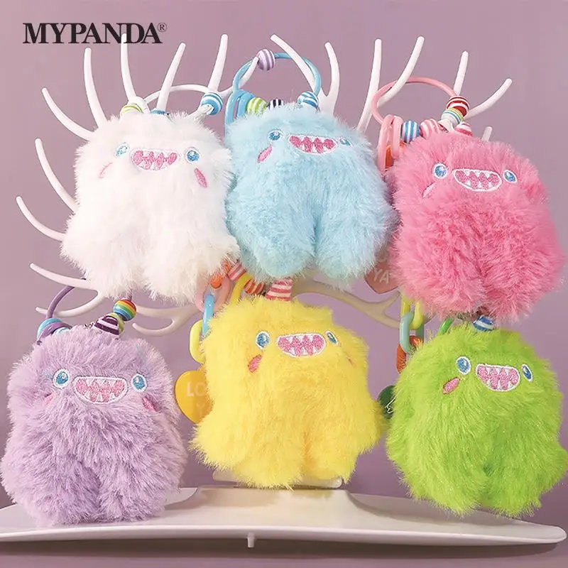 

Мультфильм монстр плюшевый ключ Цвет монстров кукол кулонный ключ кольцо автомобиль рюкзак для украшения аксессуары для украшения