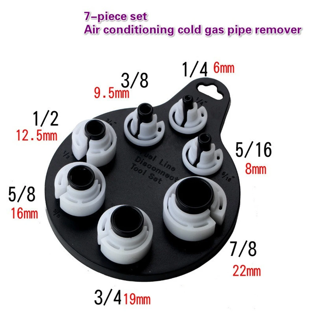 

7pcs/set Air Conditioning Fuel Line Disconnect Remover Oil Pipe Removal Car A/C Repair Tool