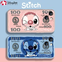 phone case disney stilch anime for iphone 11 12 13 pro max x xs xr max 5 6 7 8 puls transparent silicone gift soft celular back