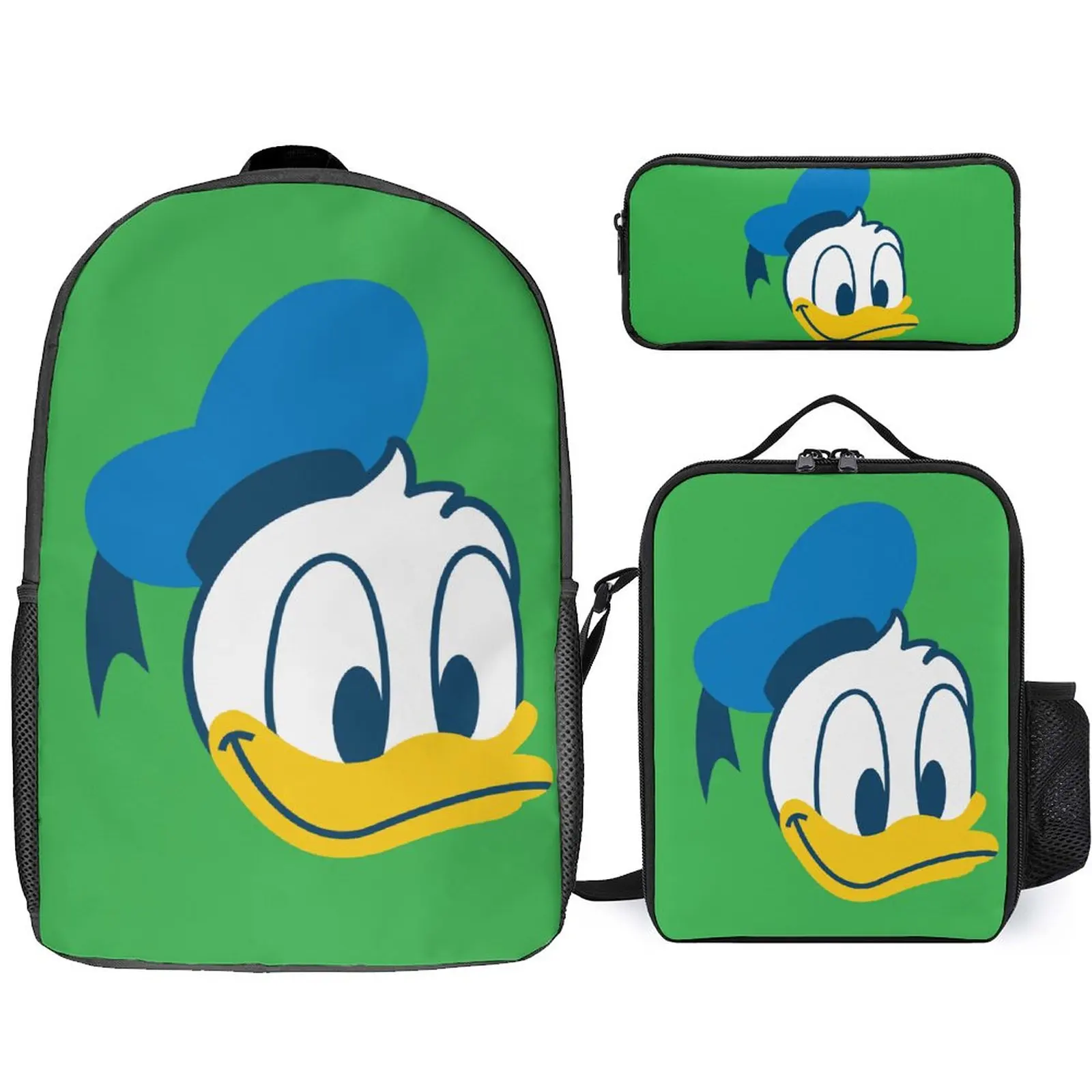 

Школьный портфель Disney Fan, школьный портфель с индивидуальным рисунком, вместительный рюкзак, рандаш, Фотосумка для обеда, комплект из 3 предметов для мальчиков и девочек