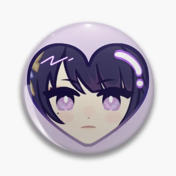 

Raiden Shogun Genshin ударное сердце мягкая булавка брошь Забавный модный подарок мультяшная металлическая одежда для влюбленных женщин шляпа Декор