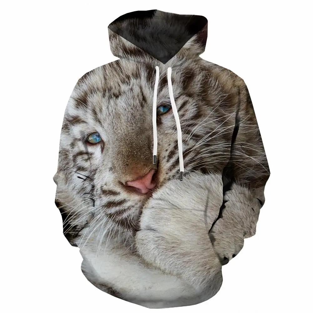 

Somepet Tiger Hoodie Men Animal Hooded Casual Cute Sweatshirt Printed Lovely 3d Printed Hoodie Print Unisex Funny Casual New