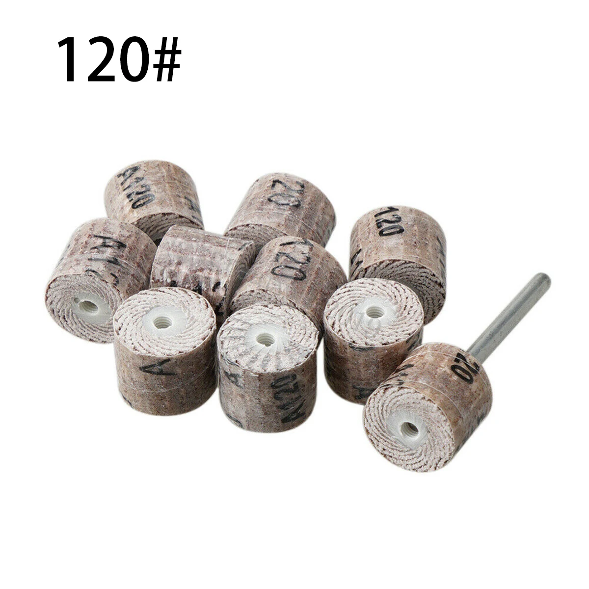 

Диск шлифовальный, 12 мм, 80-600 Грит, 10 шт.