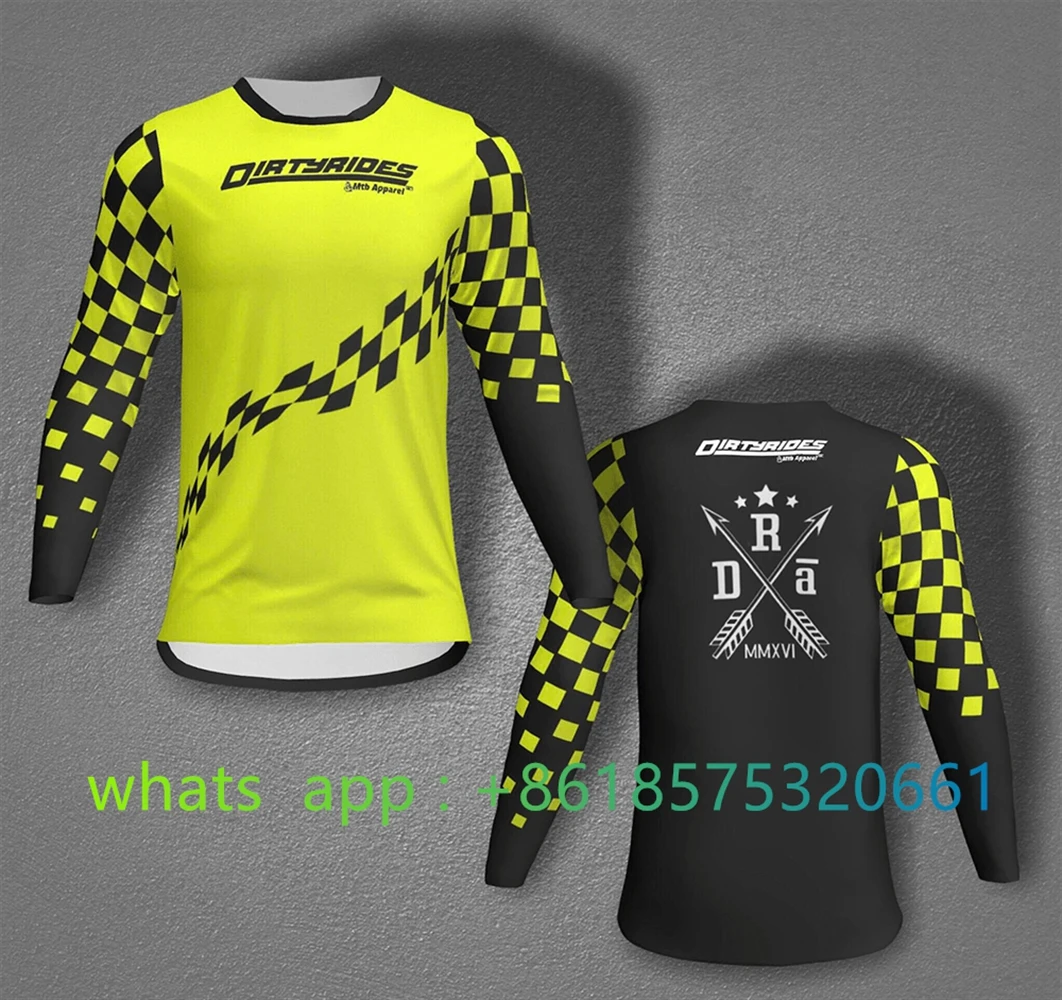 

Men's Downhill Jerseys Mountain Bike Mtb Shirts Offroad Dh Enduro Motorcycle Jersey Motocross Sportwear Clothing Fxr Bike 2023