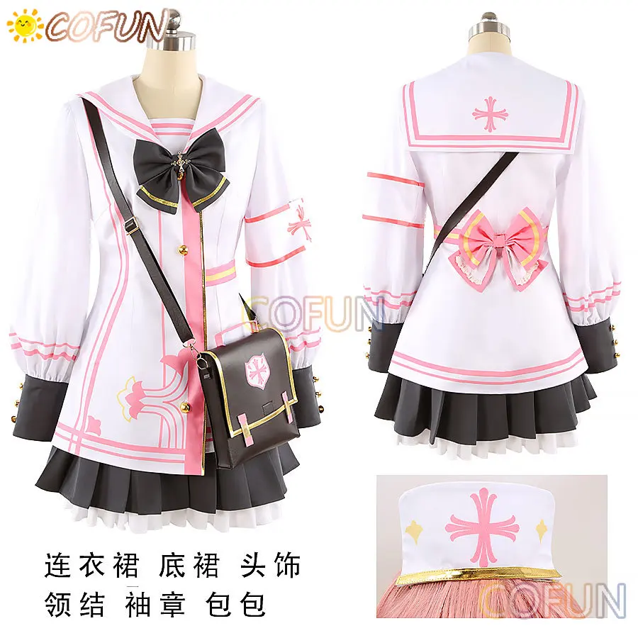 

COFUN [на заказ] игровой синий архив Sumi Serina Косплей Костюм Хэллоуин вечерние ролевая игра костюм платье униформа