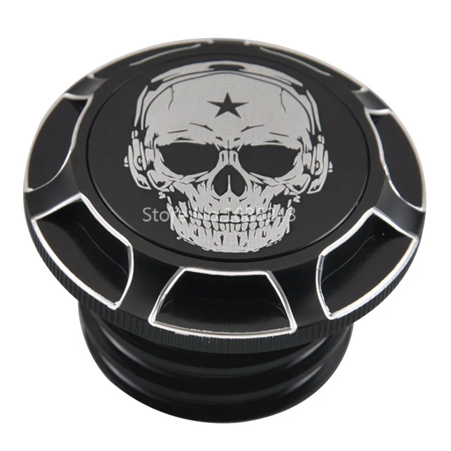 

Мотоциклетный топливный бак Skull, декоративная масляная Крышка для Harley Davidson Sportster XL 1200 883 X48 Dyna Softail fatboy Touring FLHR