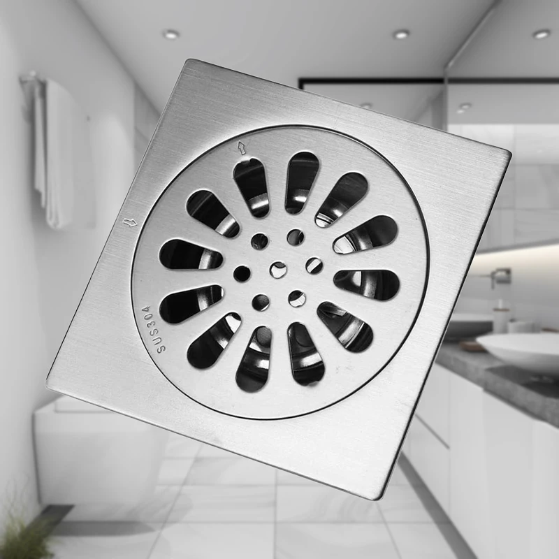 

Shower Drain Thick 304 Stainless Steel Floor Drain Ordinary Bathroom Toilet Kitchen Balcony Dedicated To Prevent Odor