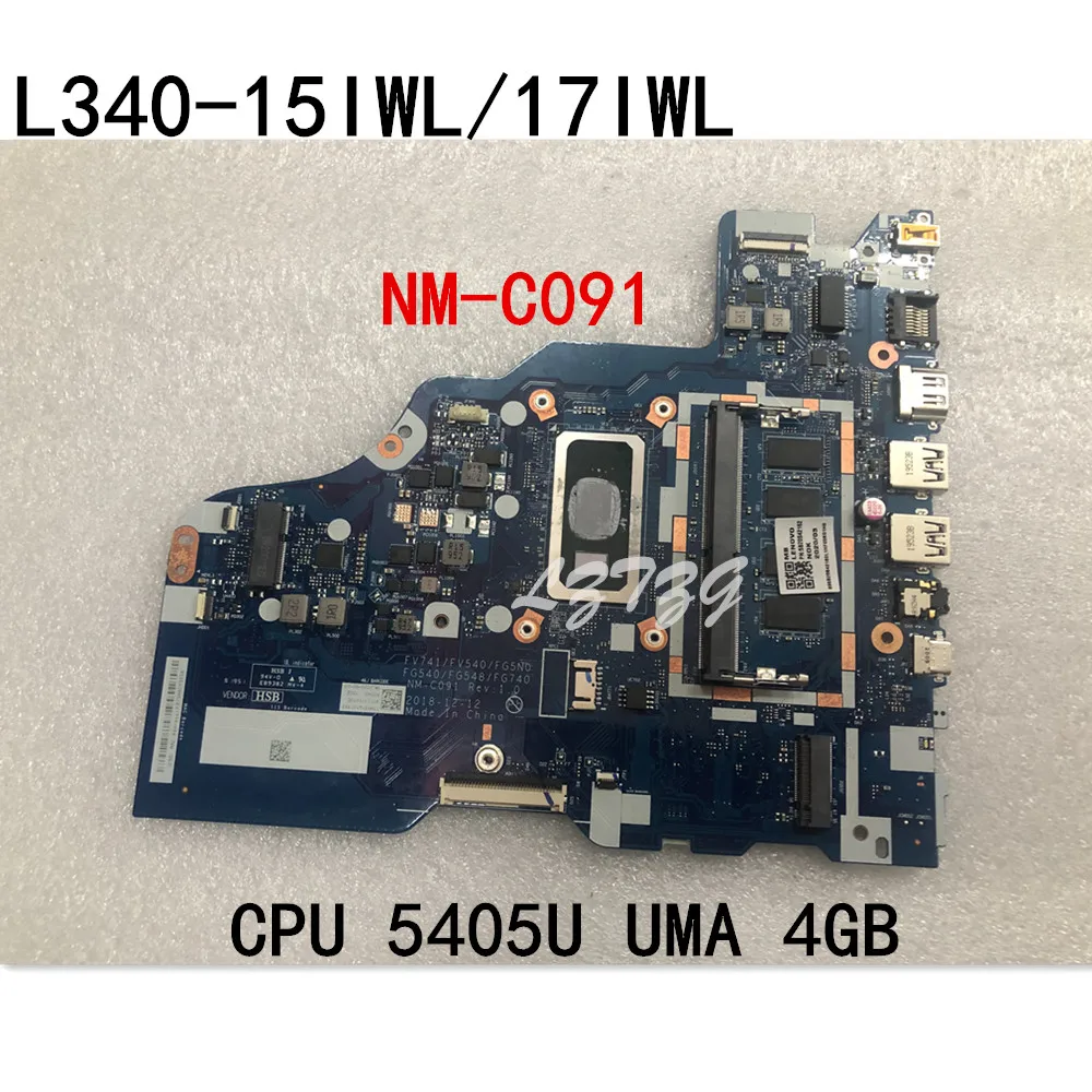 

Оригинальная материнская плата для ноутбука Lenovo Ideapad L340-15IWL/Φ с процессором 5405U UMA 4 Гб FRU 5B20S42161 5B20S42162