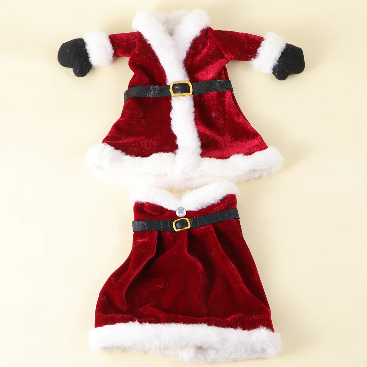 

Bottlechristmas Bag Cover Champagne Pouch Sweater Table Giftornament Decorations Topper Beer Dress Sleeves Holder Santa