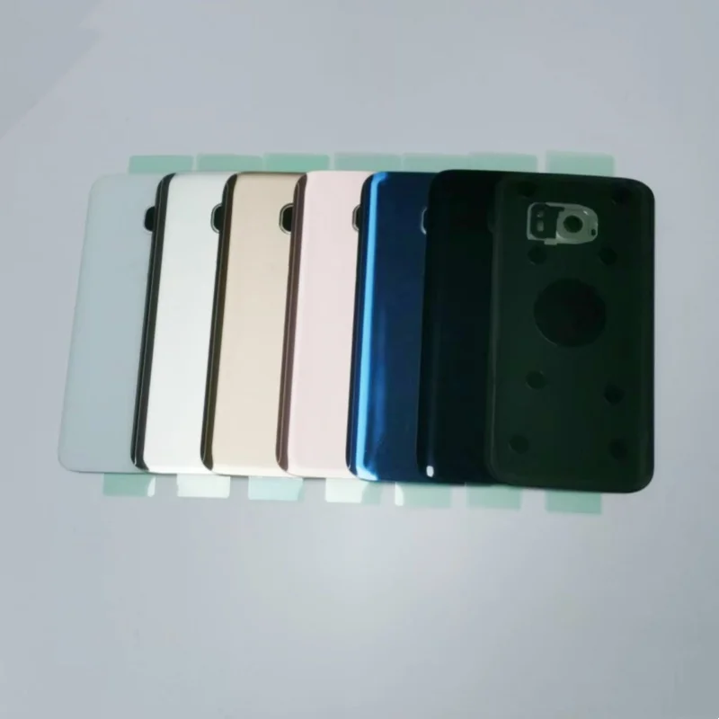 Задняя стеклянная задняя крышка S7 для Samsung Galaxy S7edge SM-G9300 G9350 батарейного отсека