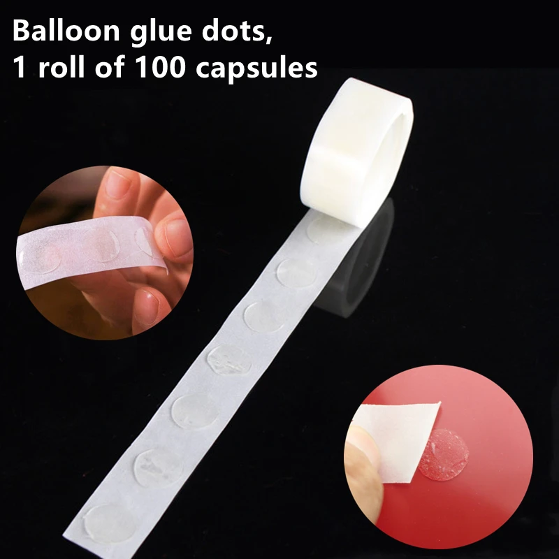 Приклеиваемый воздушный шар в точку 100 штук прикрепляется к потолку или стене