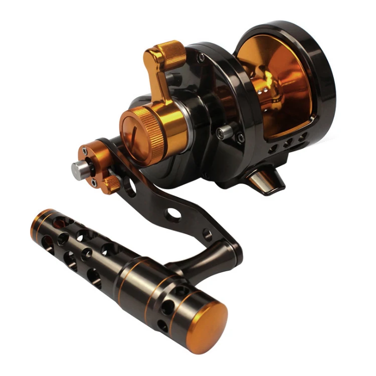 

boat pinion gear carp bait runner plastic metal fishing drum reel
