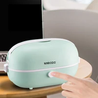 electric heated lunch box stainless steel food container warmer school office heating bento boxs steamer hot rice cooker 220v