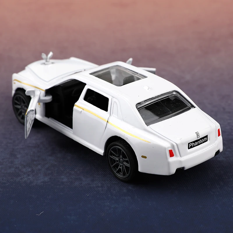 Фото (мешок) 1:43 Rolls-Royce Phantom, модель автомобиля из сплава, имитация автомобиля, детский легкосплавный автомобиль, игрушечная модель для мальчиков, украшения автомобиля №4