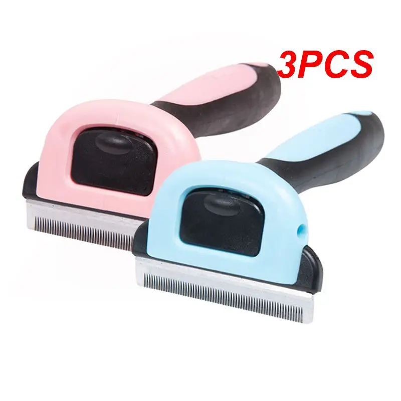 Щетка для вычесывания шерсти собак и кошек 3 шт.