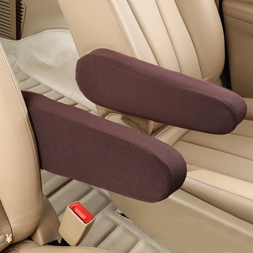 

1 Pair Car Armrest Cover Elasticity Cloth Fabric Car Centre Console Armrest Protector Universal For Car Seats
