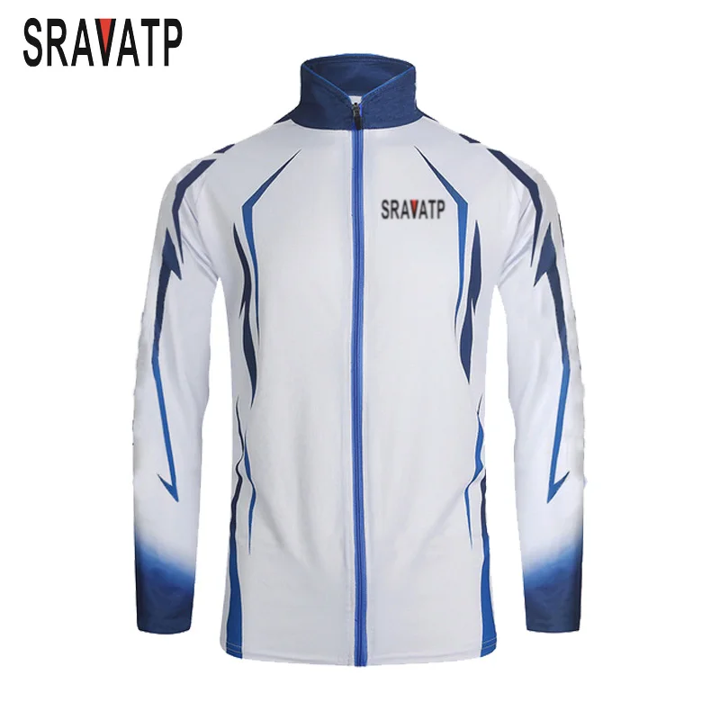 

SRAVATPMens Fishing Clothes Ice Silk Sunscreen Breathable Quick Dry Long Short Sleeve Fishing Shirt Outdoor Sea Fishing Clothing