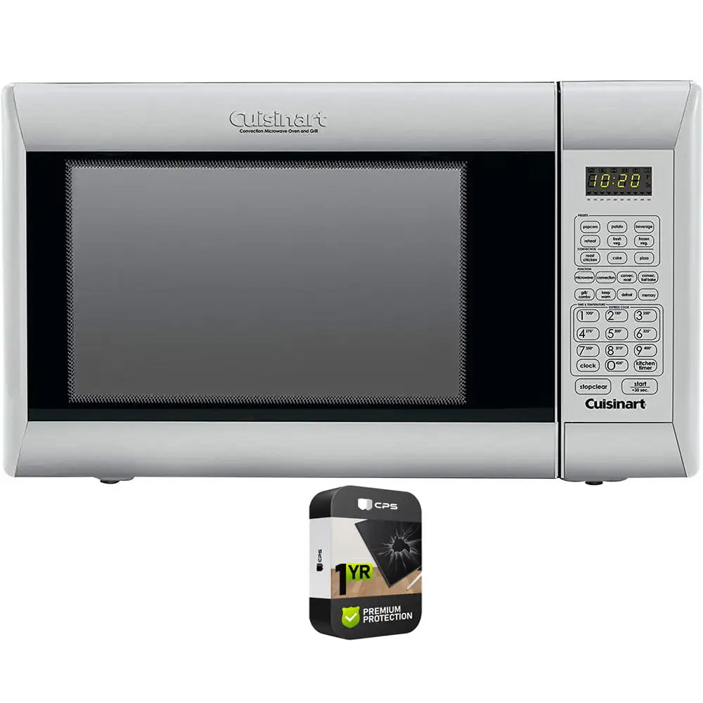 

Delivery within 7-10 daysHuanQiu CMW-200 Convection Microwave Oven with Grill 1.2 Cu Ft Brushed Stainless Bundle with 1 YR CPS E