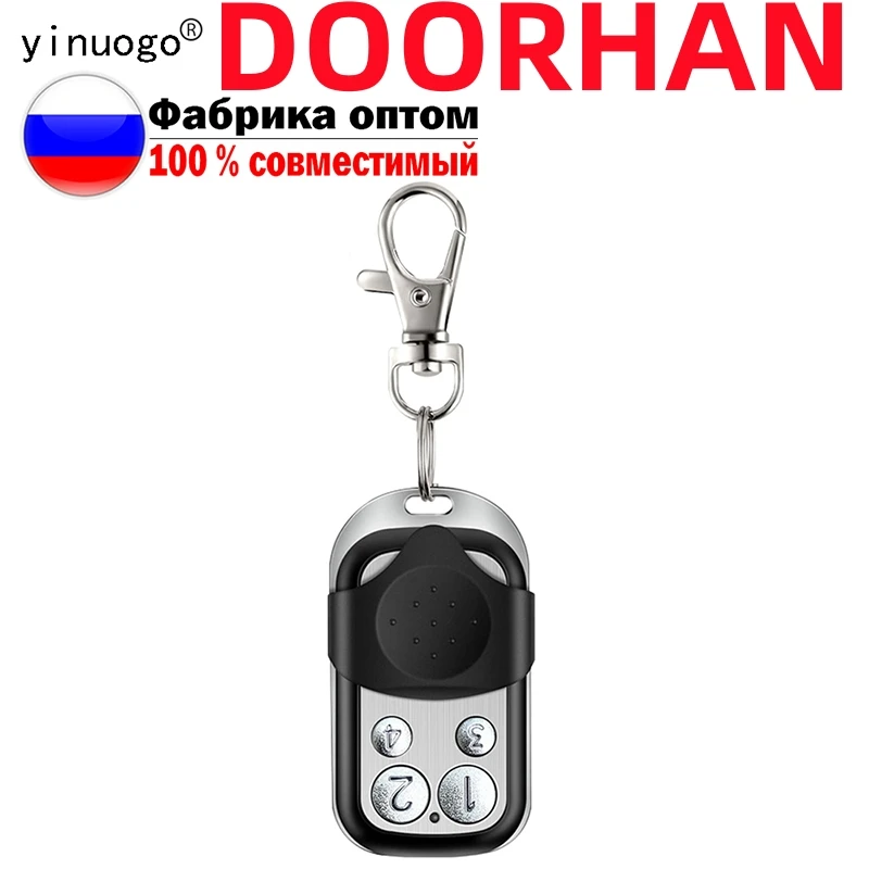 

DOORHAN TRANSMITTER -4 -2 PRO Garage Door Remote Control Barrier 433MHz Automatic Door Keychain Code Grabber
