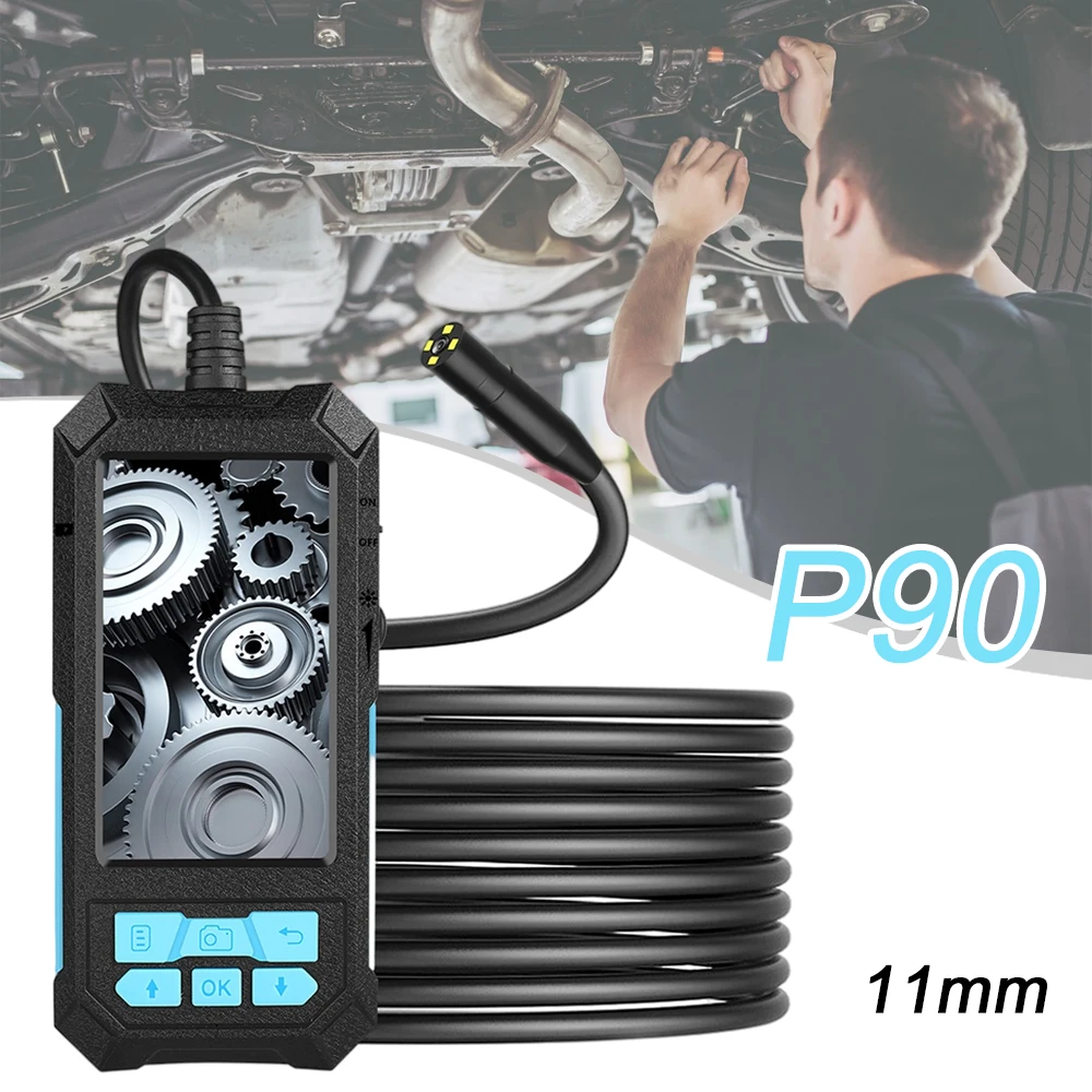 

Эндоскоп P90 с автофокусом, 4,5 дюйма, 4 светодиода, водостойкий, IP68
