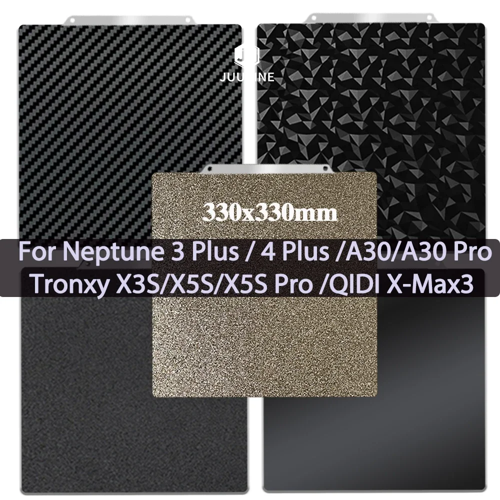 PEI рабочая пластина для Elegoo Neptune 3 Plus/4 Plus 330x330 мм