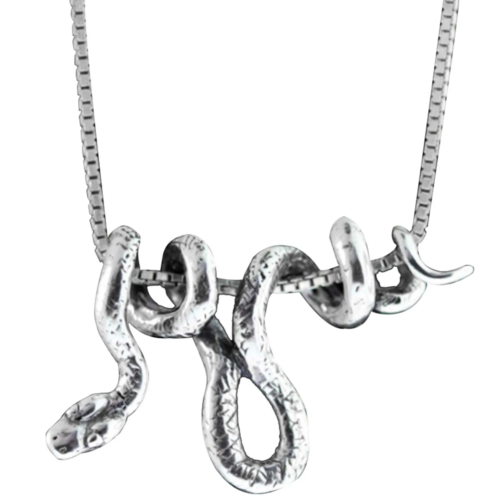 

Chinese Zodiac Snake Necklace Women Ancient Winding Snake Necklace For 2021 New Fashion Single Product