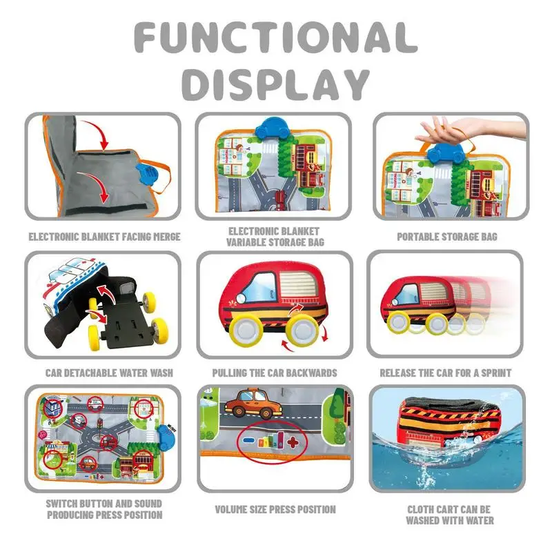 Детский ковер классный коврик раннее обучение музыкальный с питанием от батареи