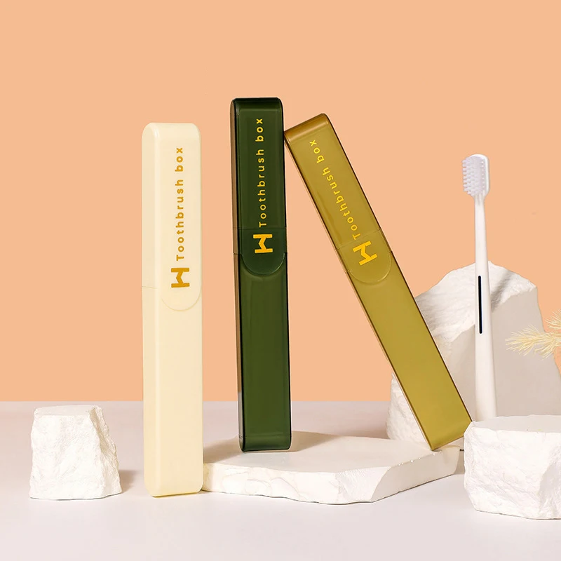 Фото Портативный дорожный футляр для зубной щетки, футляр для защиты зубной щетки, защитный футляр для зубных щеток, модная упаковка, контейнер для хранения №2