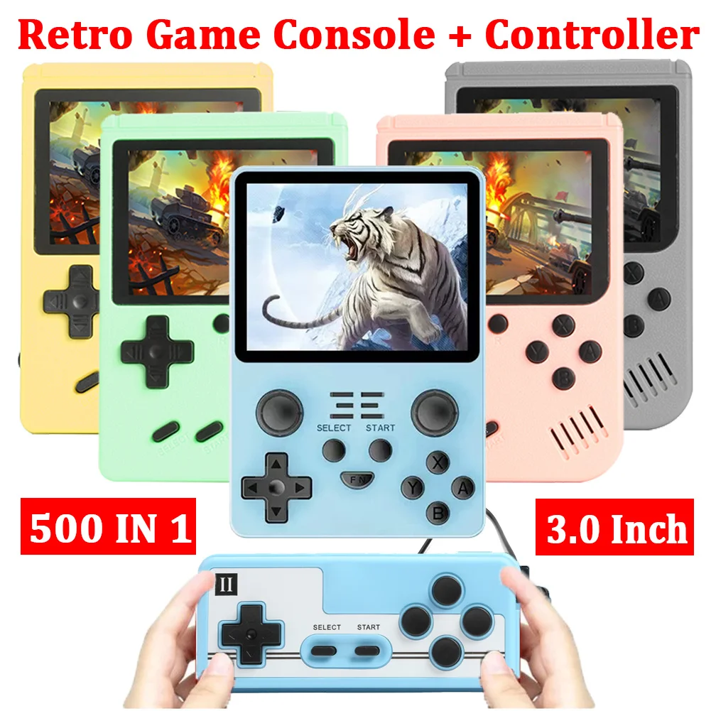 500-in-1 retro video game console handheld game console portable pocket video game console