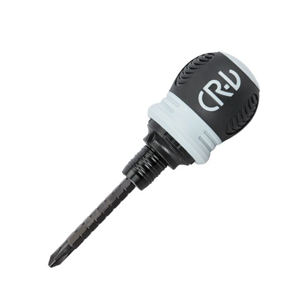 

85*45mm Mini Ratchet Screwdriver Dual-purpose Magnetic Batch Head For Repairing Telescopic Labor-Saving Hand Tools