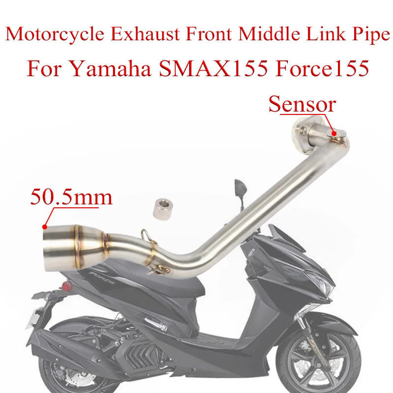

Выхлопная Передняя средняя звеньевая труба для мотоцикла SMAX155 Force 155 SMAX полная система модификации Moto Escape нержавеющая сталь