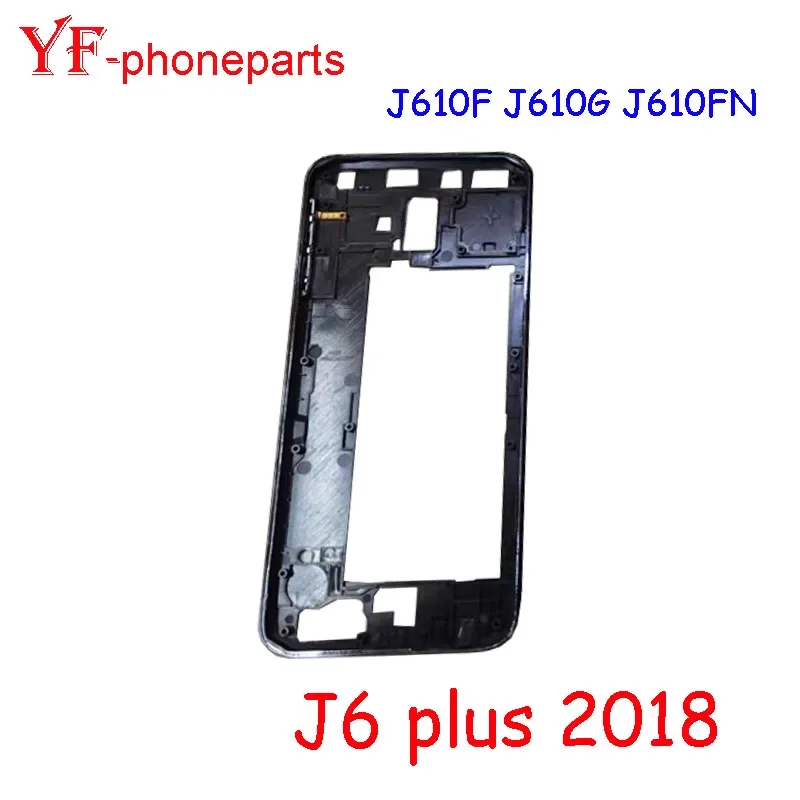Высококачественная средняя рамка для Samsung J6 Plus J6+ 2018 J610F J610G J610FN, корпус, лицевая панель, запчасти для ремонта (art.: 3920d04bcaeb0) - 3920d04bcaeb0