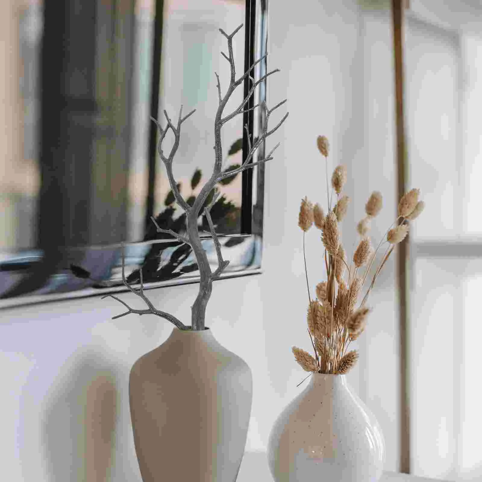 

Branches Artificial Twigs Dried Tree Willow Stems Floral Fake Bouquetcenterpiece Faux Branch Manzanita Simulation Decorative