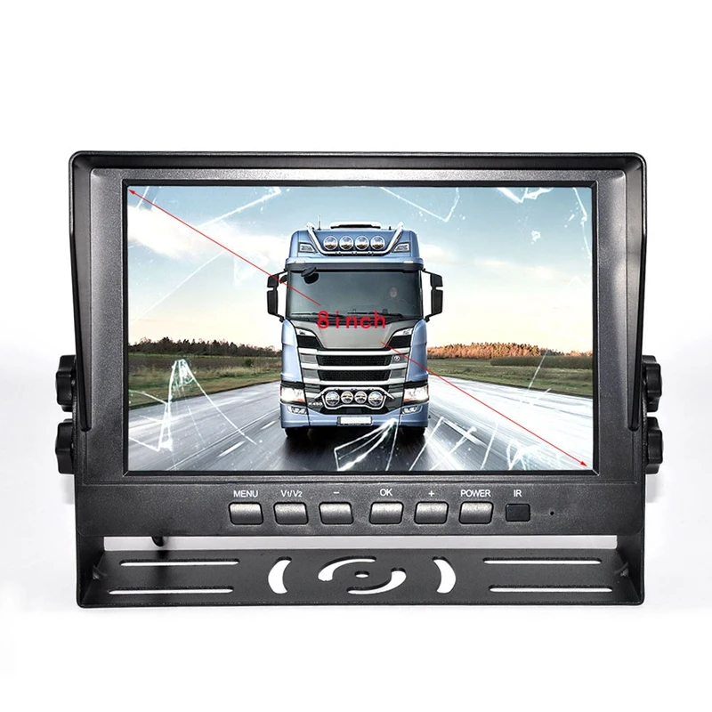 

8 Inch AHD Wireless Dual Antenna Car Monitor Vehicle Reverse Backup Recorder Wifi Camera For Bus Truck