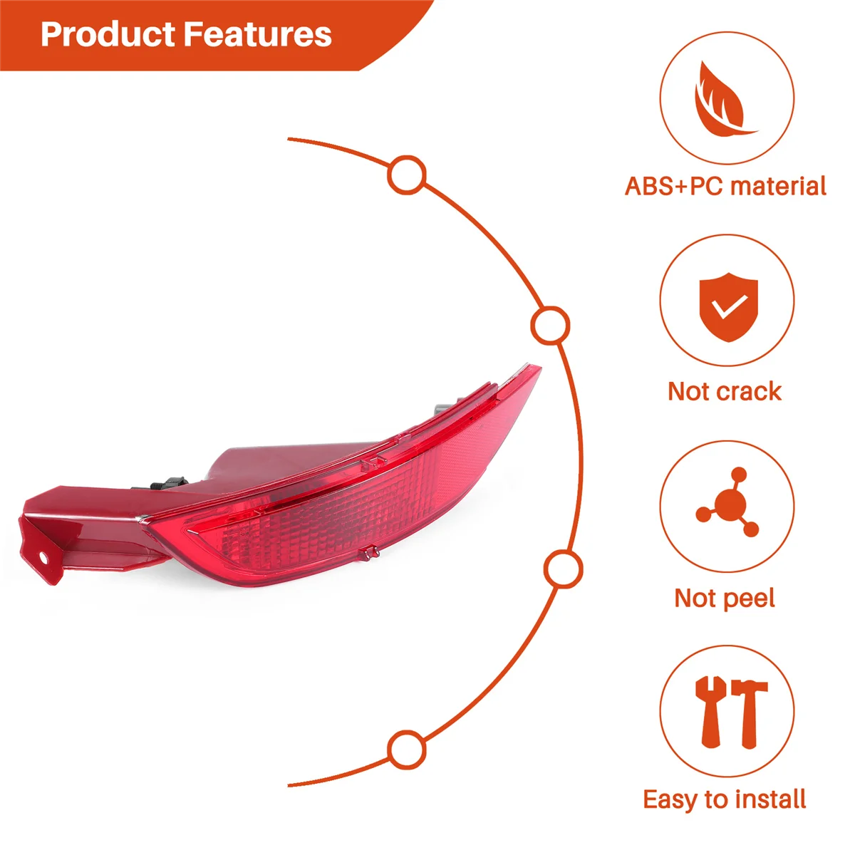 

Автомобильный бампер, левая фонарь, стоп-сигнал для Fiesta Mk7 2008-2012
