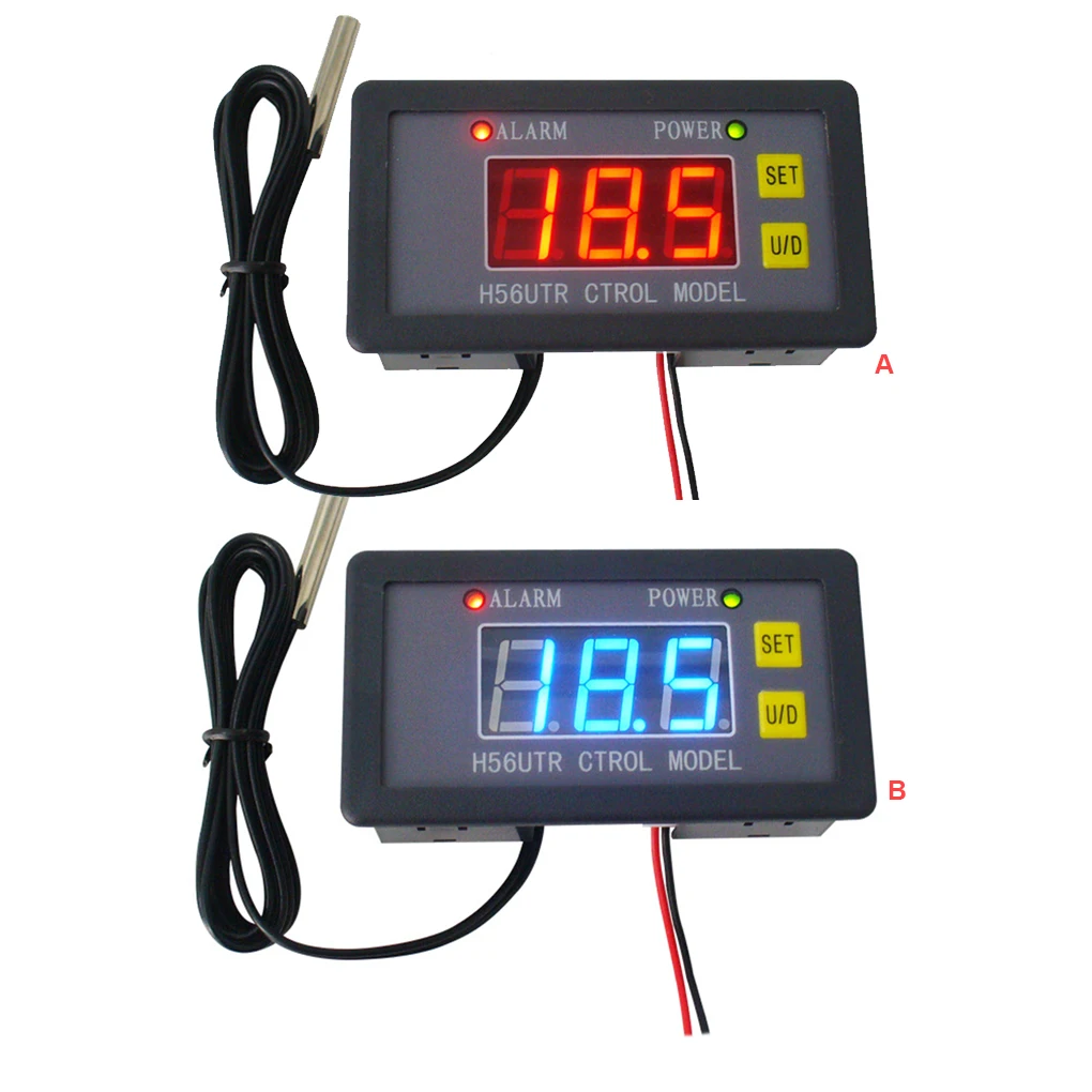

2 Pcs H56TR Thermostat Touchscreen Monitor Temperature Controller Switch Thermostats for Home Wifi in Box Package Typr 7