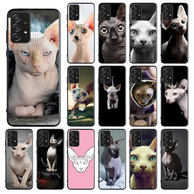 

Hairless Beerus cat Phone Case for Samsung Galaxy A13 A22 A12 A32 A71 A11 A21S A33 A52 A72 A51 A50 A70 A31 M31