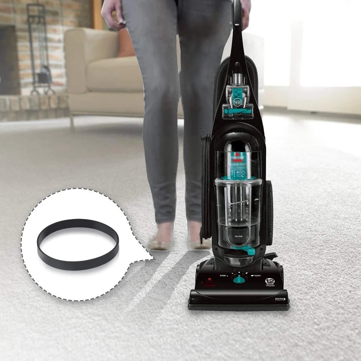 Сменный ремень передачи для вертикального пылесоса Bissell 7 9 10 12 14 3031120 и 32074 2 шт.